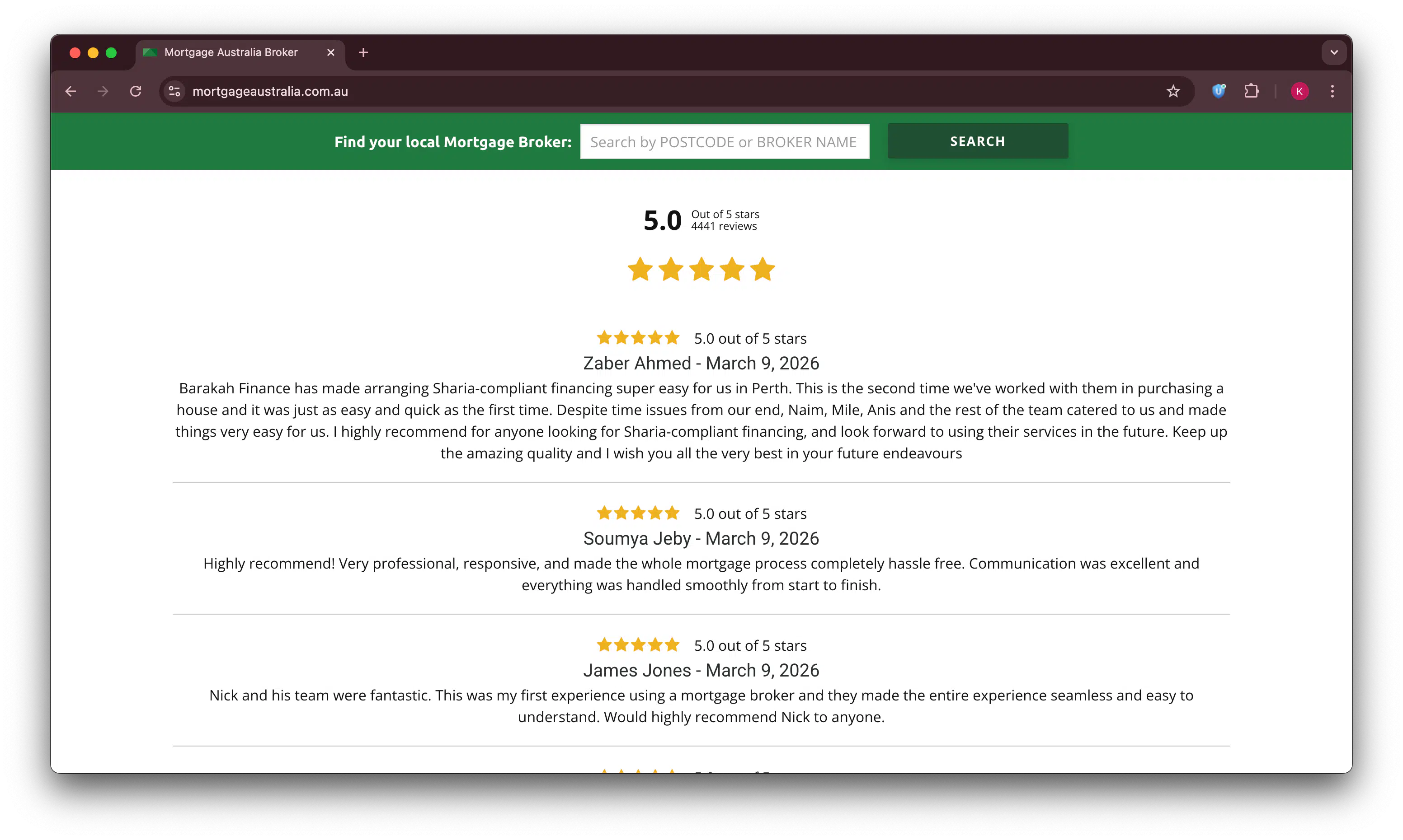 Mortgage Australia Group Screenshot 1